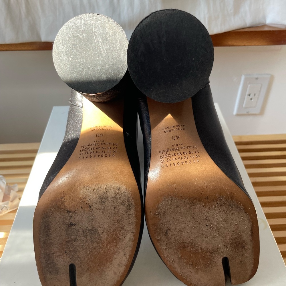 Super rare Margiela Tabi Black Boots Gold Insole - Picture 3 of 5